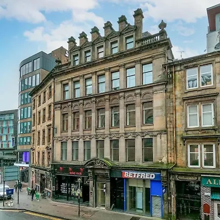 Bright And Central Duplex In Glasgow City Centre Exterior photo